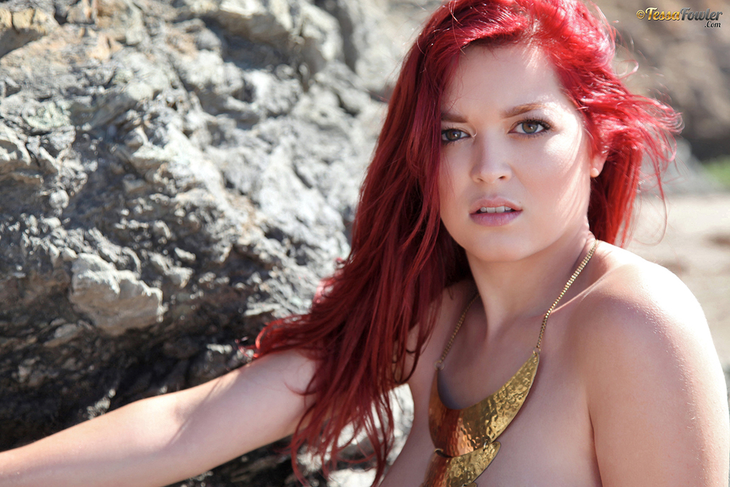 'Busty Mermaid' with Tessa Fowler via Tessa Fowler Official - Pic...